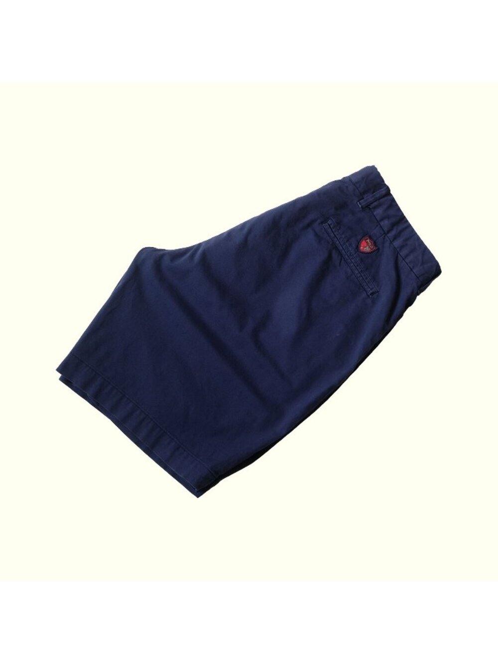 RALPH LAUREN POLO VTG 90s RETRO CHINO GOLF 100% COTTON BLUE 9" SHORTS SZ 34